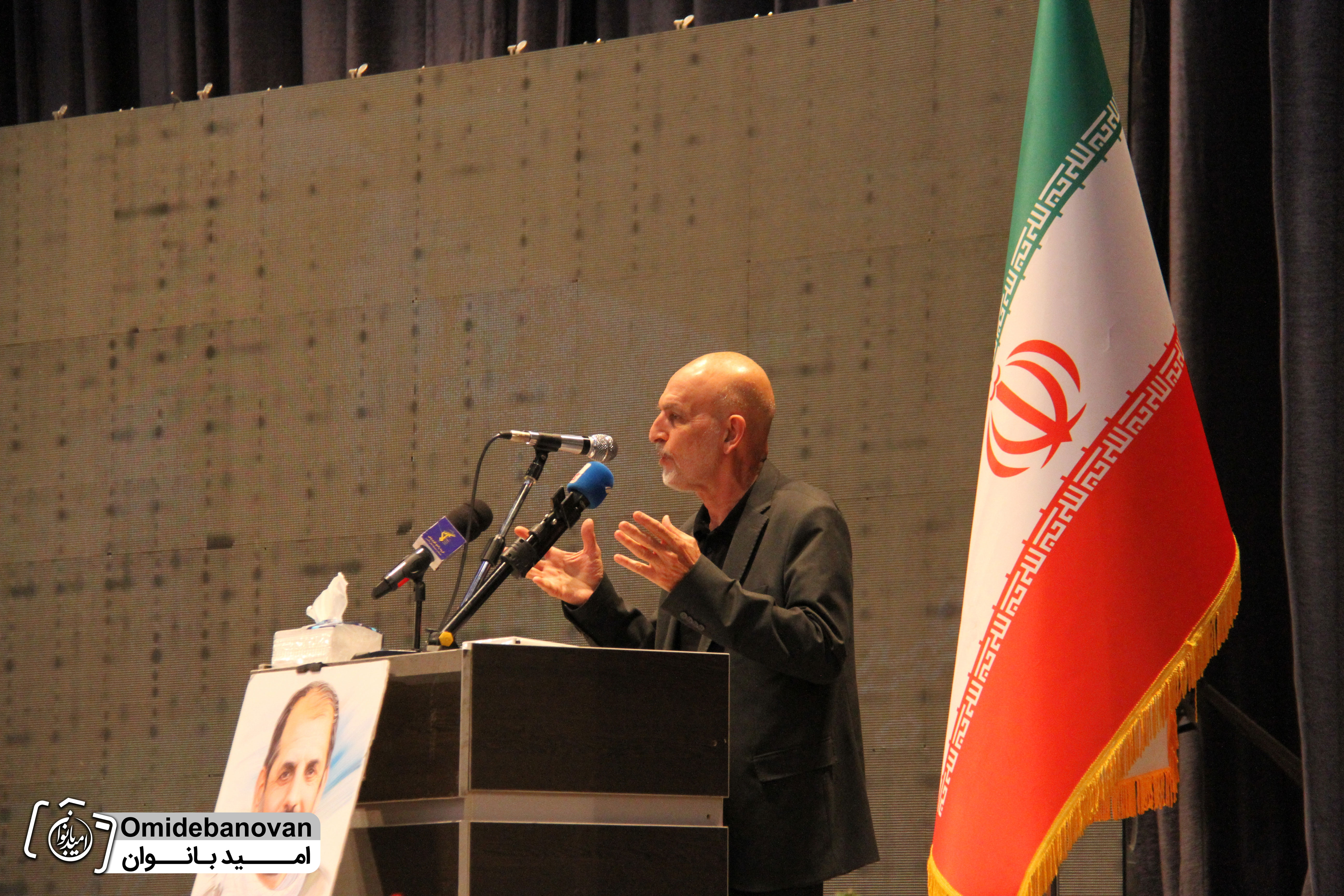 ابو حسن از سپاه از بدر در مراسم سالگرد شهید نصیری 