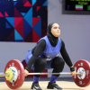 سه مدال برنز بانوی وزنه‌بردار ایران در قهرمانی آسیا