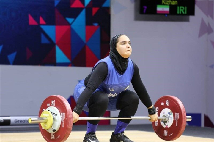 سه مدال برنز بانوی وزنه‌بردار ایران در قهرمانی آسیا