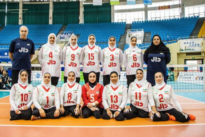 پیروزی والیبال نشسته زنان ایران مقابل ژاپن